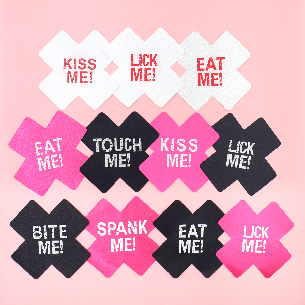 Hot Amazon Chest Sticker Breathable Cross-border Breast Sticker Disposable Printed Cross Chest Sticker Luminous Sexy Breast Sticker