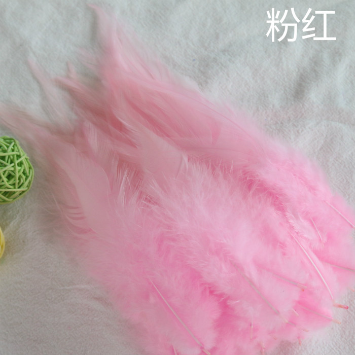 Picture of Factory wholesale diy color feather 200.00 cm-266.66 cm inch white pointed feather feather accessories dream catcher clothing decoration