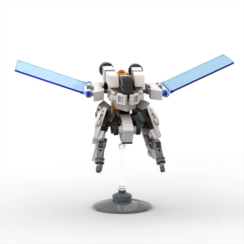 Picture of MOC building blocks compatible with Lego minicomputer assembly exoskeleton robot educational ornaments hand-made DIY building blocks