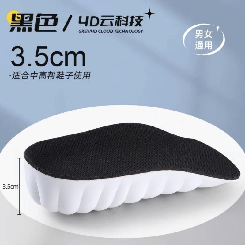 Picture of Inner heightening insole half pad eva breathable comfortable invisible heightening pad heel shock absorption can be cut wholesale distribution