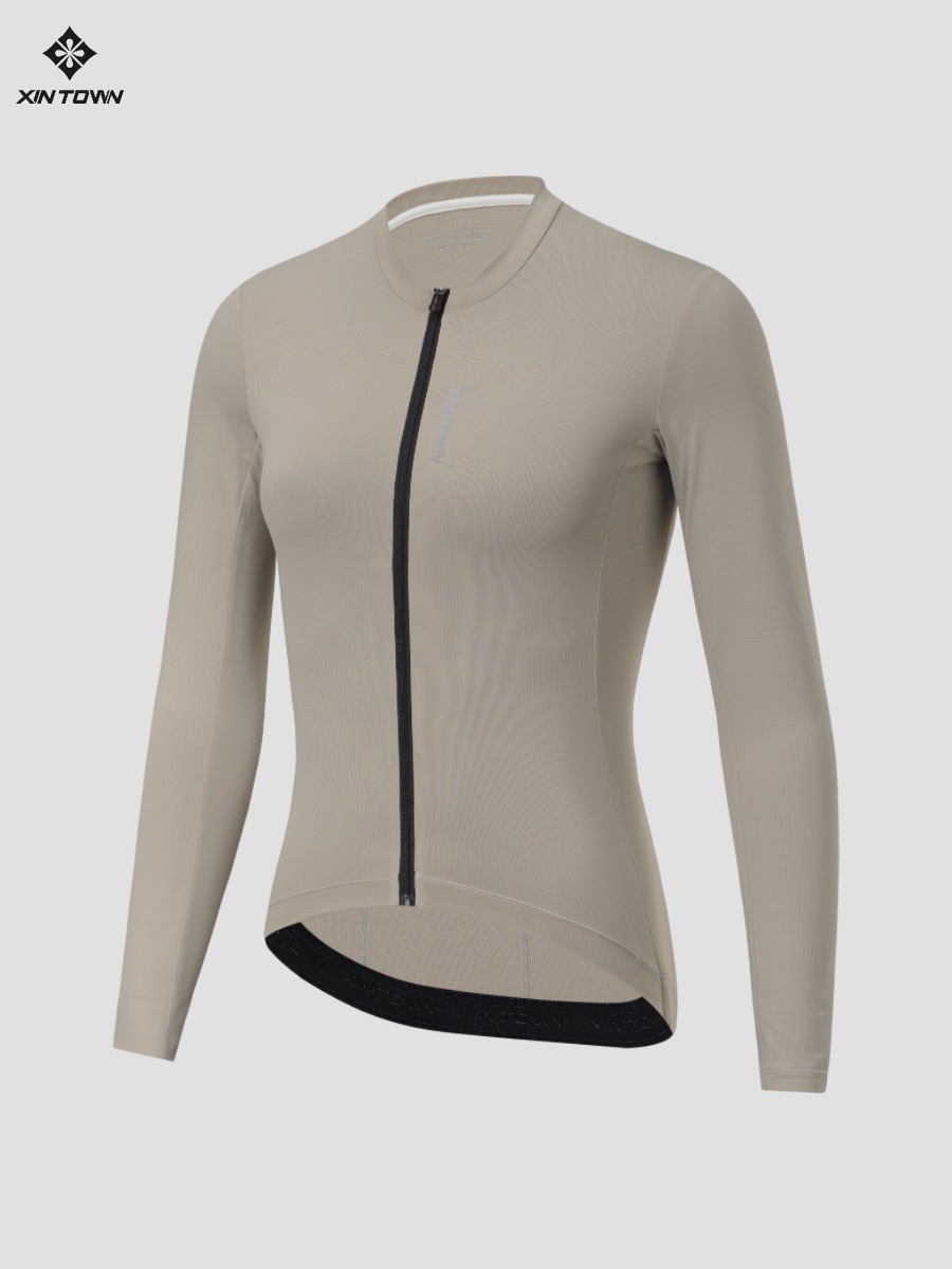 XINTOWN Light and Easy Long Top Riding Suit Slim-fit Breathable Moisture-wicking Road Bike for Autumn and Summer Women