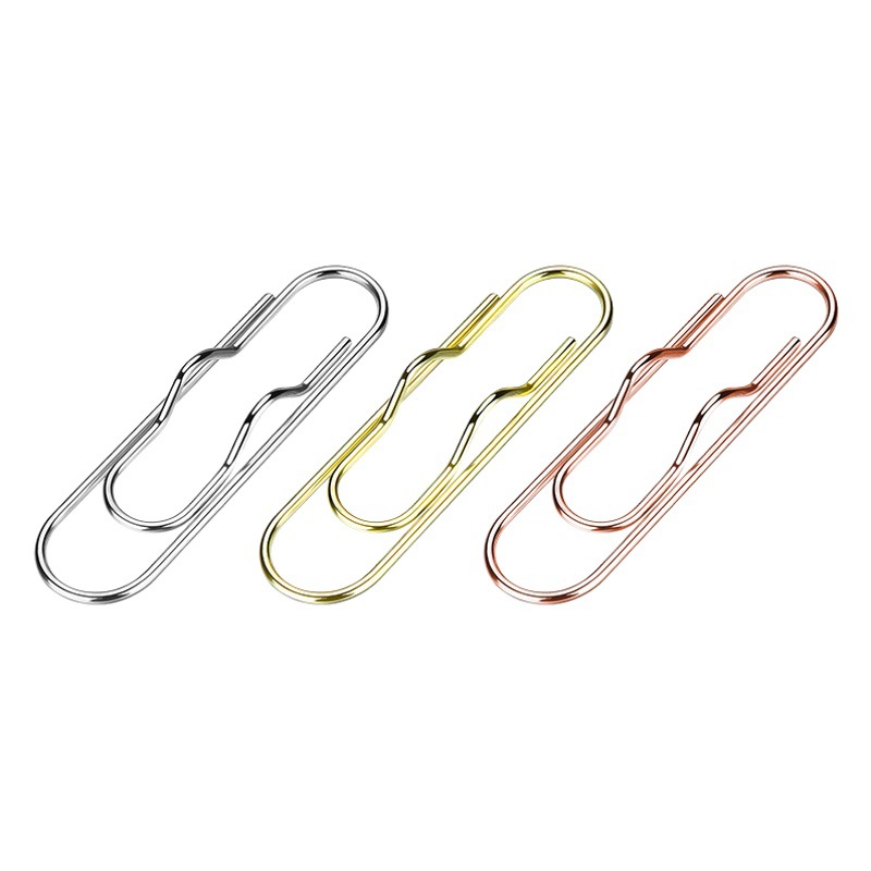 Multifunctional metal pen holder paper clip wholesale Journal accessories pen buckle paper clip writing holder pen holder pen holder Pen Holder