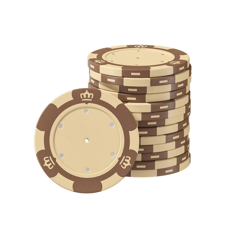 Picture of Blank chip coins, crown clay chip points, concert support images, customizable, no face value chip coins