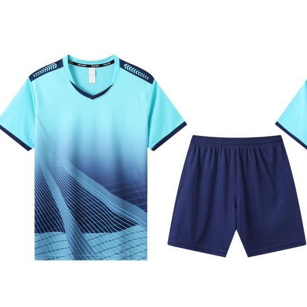 Summer Games Training Clothes Adult Short-sleeved Sports Team Clothes Loose Football Training Clothes suit Boys and Girls Students