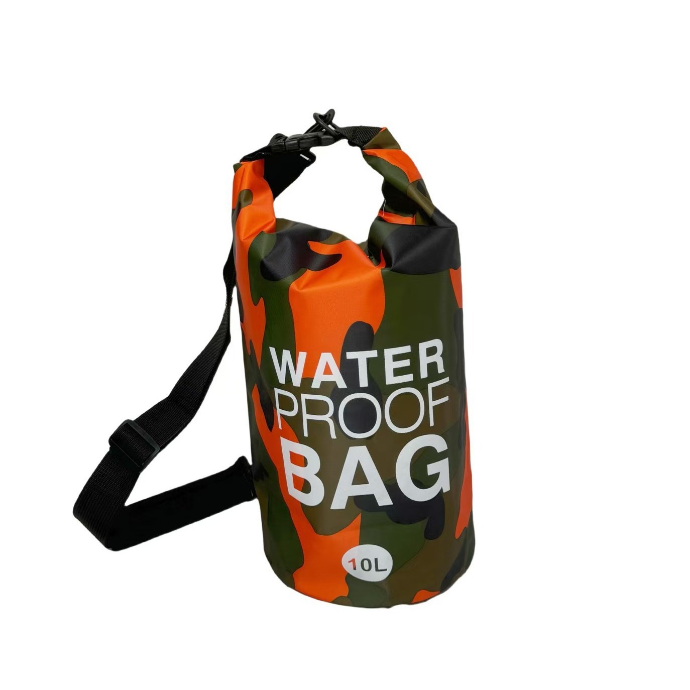 Picture of Cross-border Hot Camouflage Drift Waterproof Bag Single Shoulder Double Shoulder Waterproof Barrel Bag Polyester Lightweight Drift Bag Large in stock