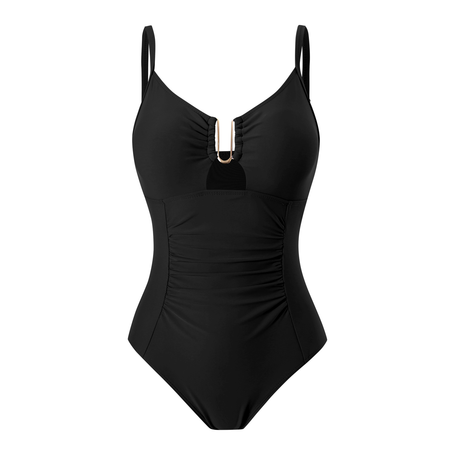 Picture of 2025 European and American Sexy Slimming Look Belly-Control One-Piece Swimsuit for Women Amazon Body-Shaping Conservative Triangle Cross-Border Bikini