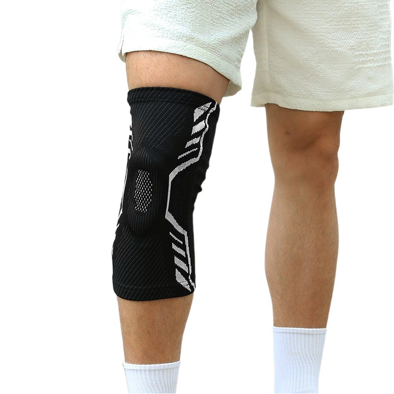 Factory spot support knee pads basketball running riding rope skipping warm knitted spring sports knee pads wholesale
