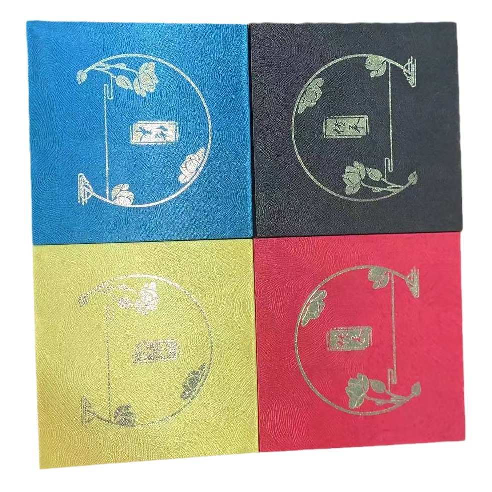 Ancient French Gold Heritage Tassel Jewelry Gift Box National Fashion Gift Red Yellow Blue Green Grey Four Color Gift Jewelry Packaging Box