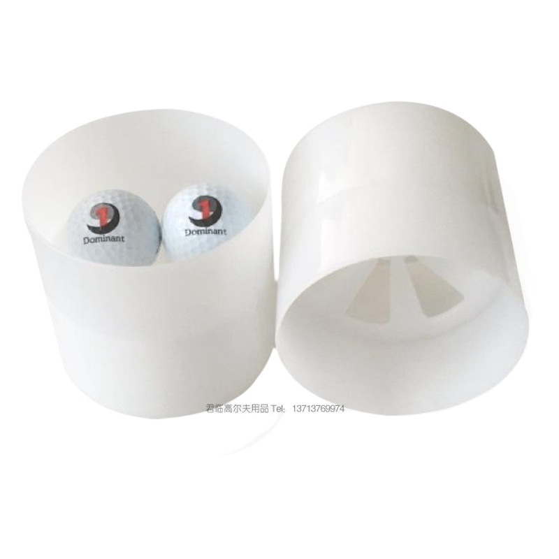 Golf driving range supplies green hole cup course supplies accessories streamlined drainage design engineering plastic white