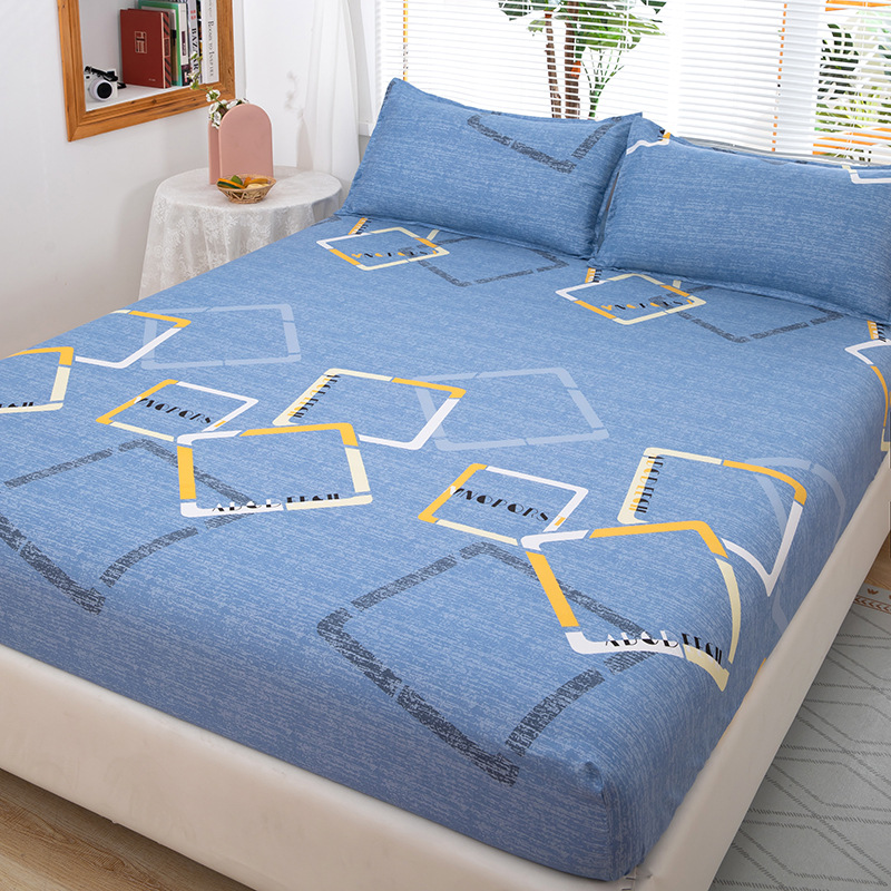 Picture of Printed Fitted Bed Sheets, Simmons Protective Dust Cover, All-Inclusive Elastic Bed Cover, No Pilling, No Shrinkage