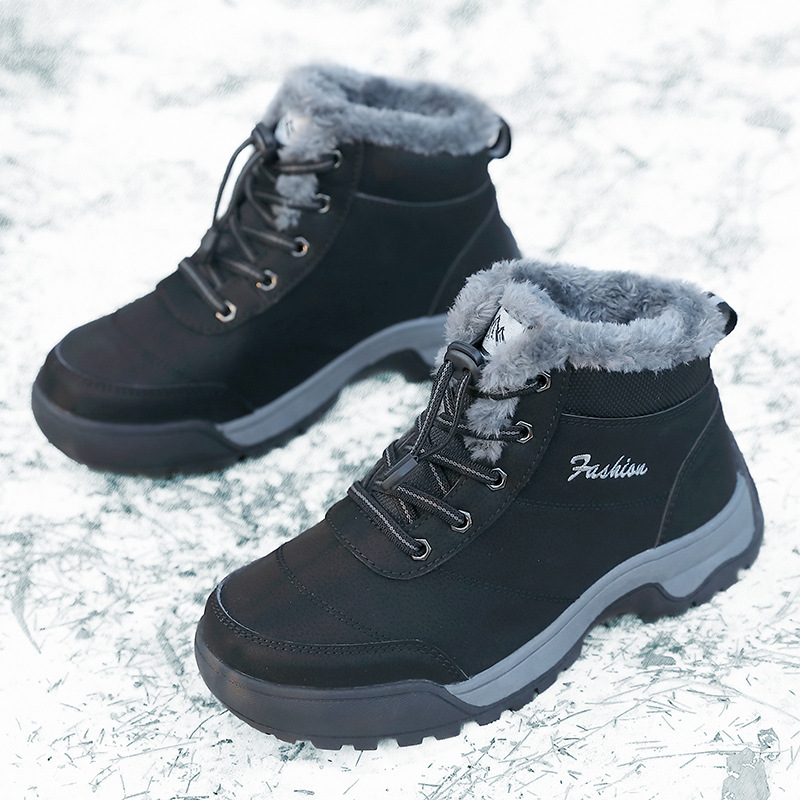 Women's Winter Snow Boots Plush Warm Cotton Shoes Wear-resistant plus size Windproof Sports Outdoor Soft Boots Women's Boots