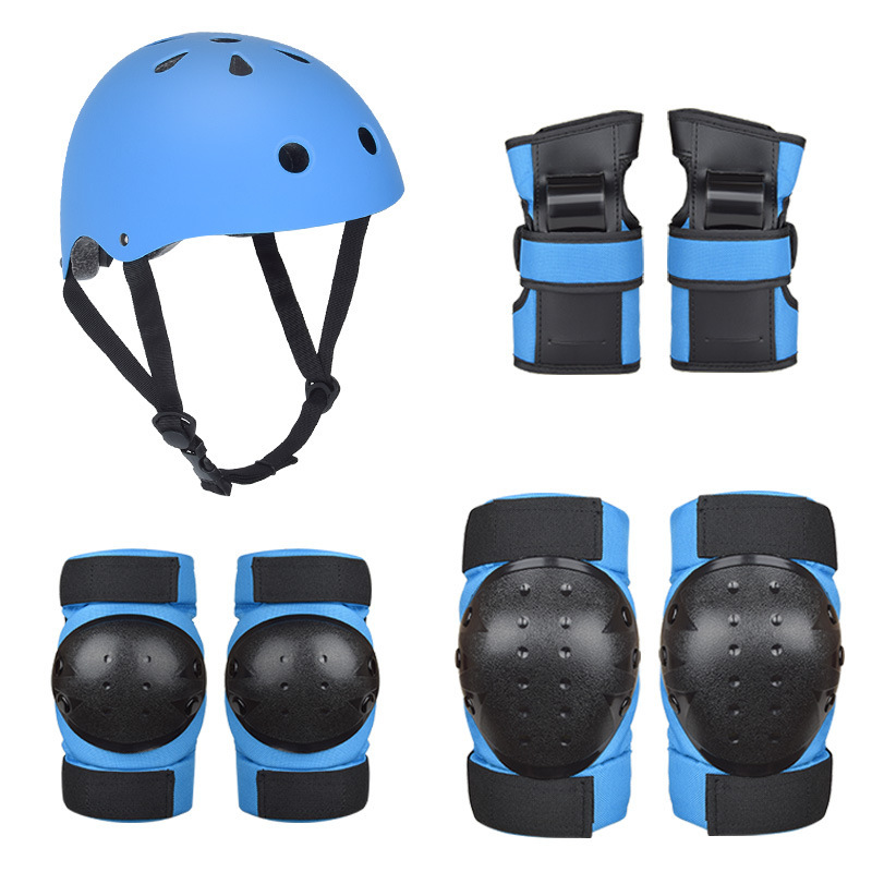 Picture of Factory wholesale adult skateboard protective gear skating sports protective gear suit Heshang head children's roller skating helmet protective gear