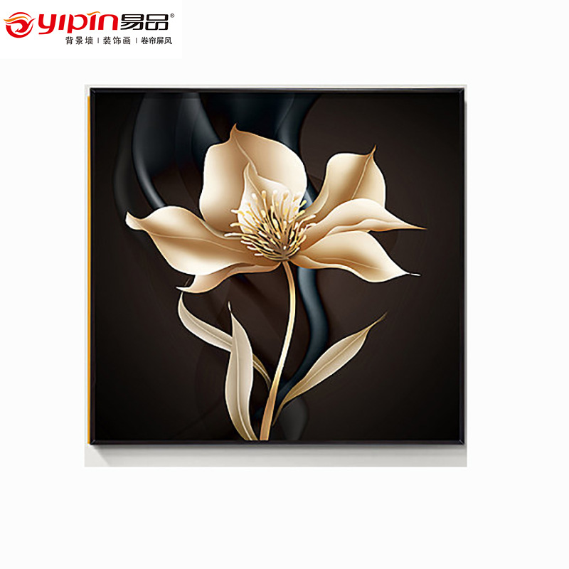 Picture of Light Luxury Abstract Hanging Painting Creative Foil Gold Living Room Restaurant Entrance Art Geometric Color Block Graphic Decorative Painting Wholesale