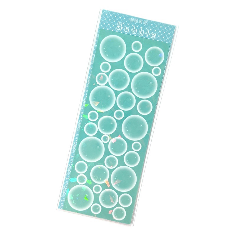 Domestic original bubble stickers Korean ins goo card hand account small card basic base decorative stickers wholesale