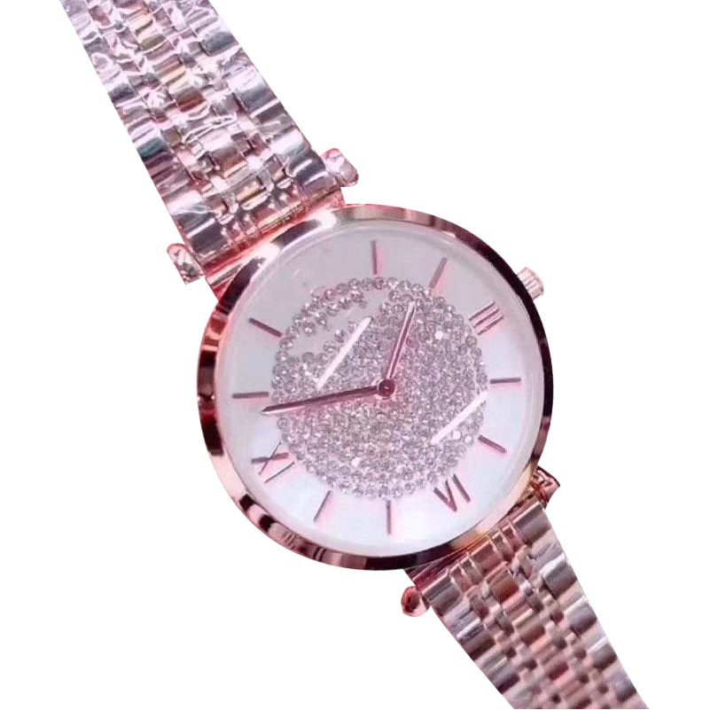 AliExpress Hot Hot Gypsophila Ladies Watch 2020 Internet Celebrity Hot Fashion Alloy Steel Band Student Watch