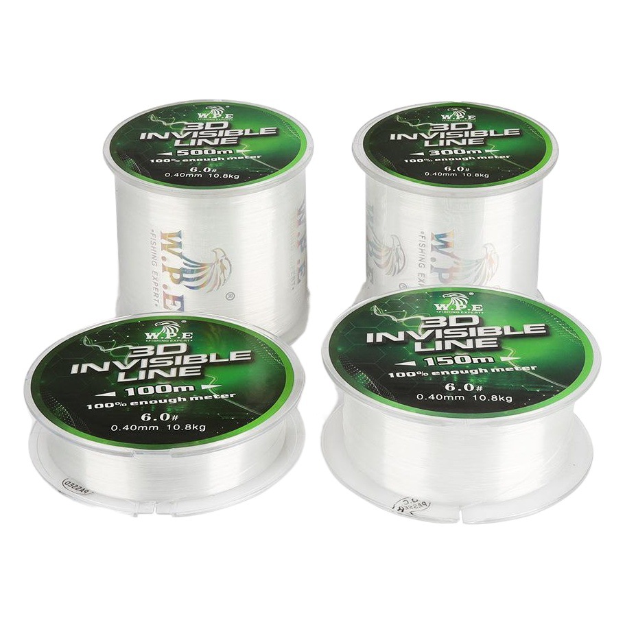 W.P.E fishing line nylon line 100m-500m 0.23 mm-0.60mm strong monofilament line Japanese material fishing