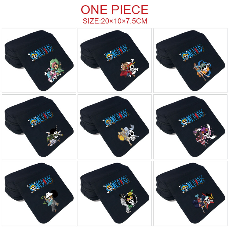 Animation Surrounding One Piece Student Stationery Pencil Bag Nail King Lufeiluo Cartoon Pencil Bag Multifunctional Stationery Box
