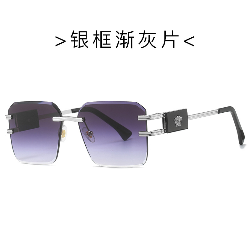 Picture of New fashion head sunglasses 3025 European and American personality sunglasses men and women cross-border all-match rimless sunglasses