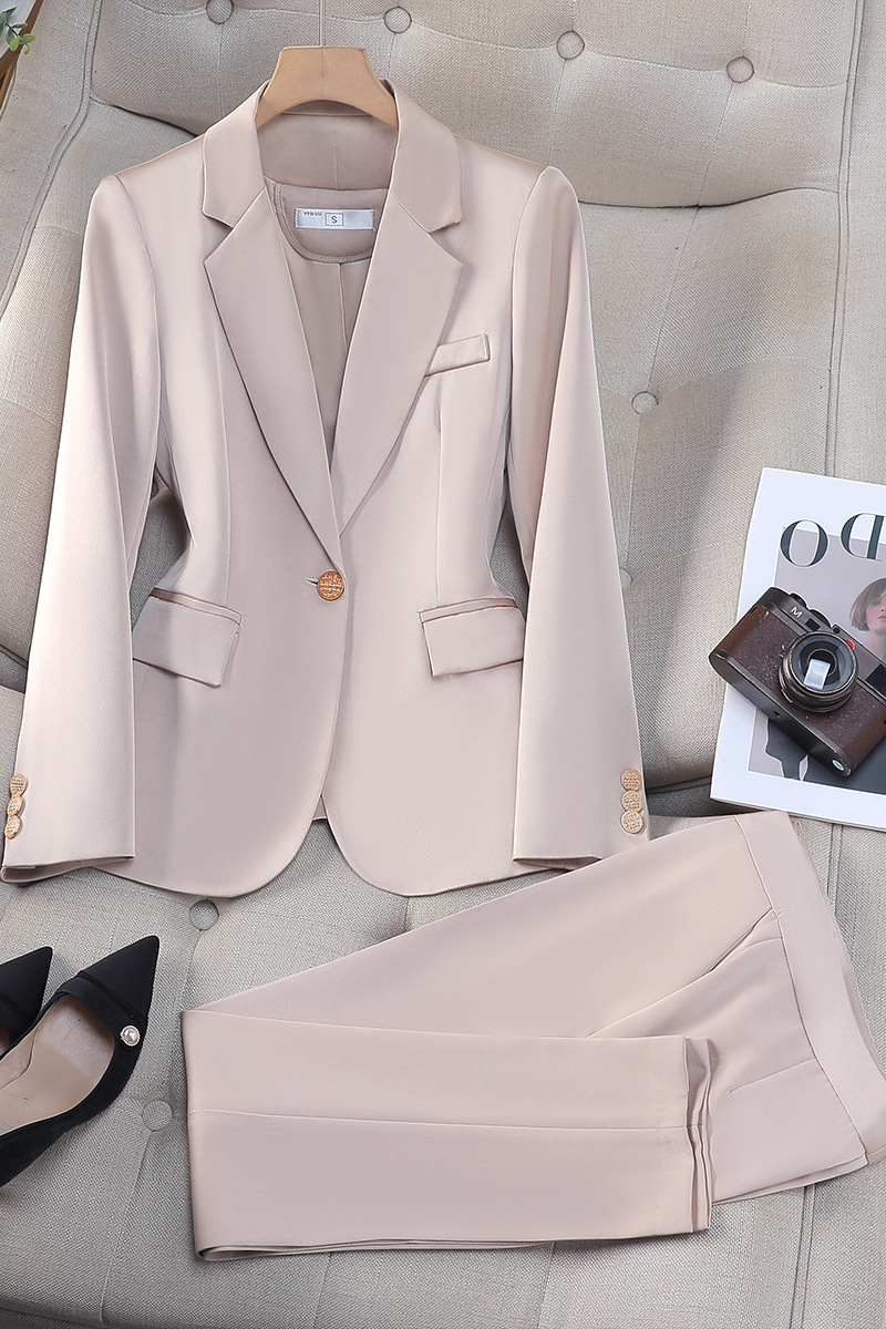 Picture of Business Wear Women's Cross-border Autumn and Winter New Fashion Formwork Suit Business Casual Suit Work Clothes
