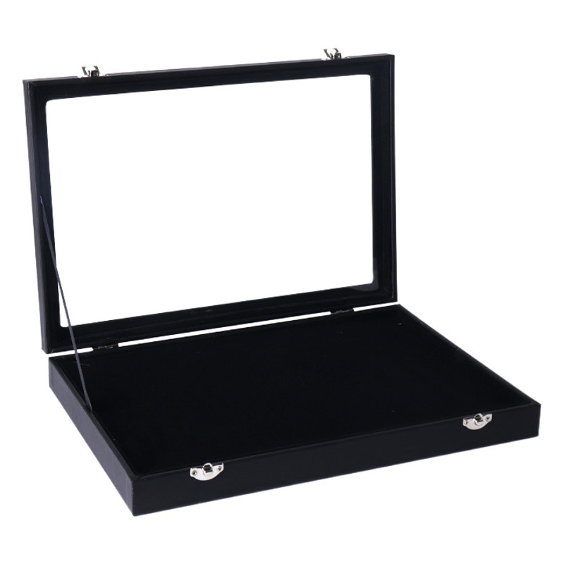 Hairpin Jewelry Storage Box Vintage Storage Hairpin Hair Accessories Finishing Desktop Display Transparent Collectable Jewelry Jewelry Box