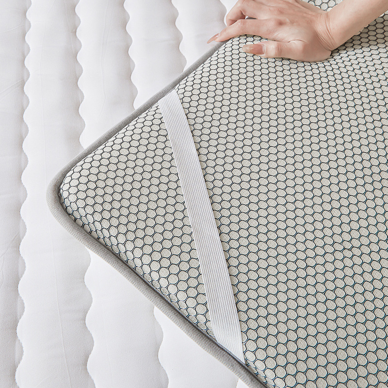 Picture of Soybean fiber mattress foldable home bed & breakfast tatami floor sleeping mat single double rental soft mattress wholesale