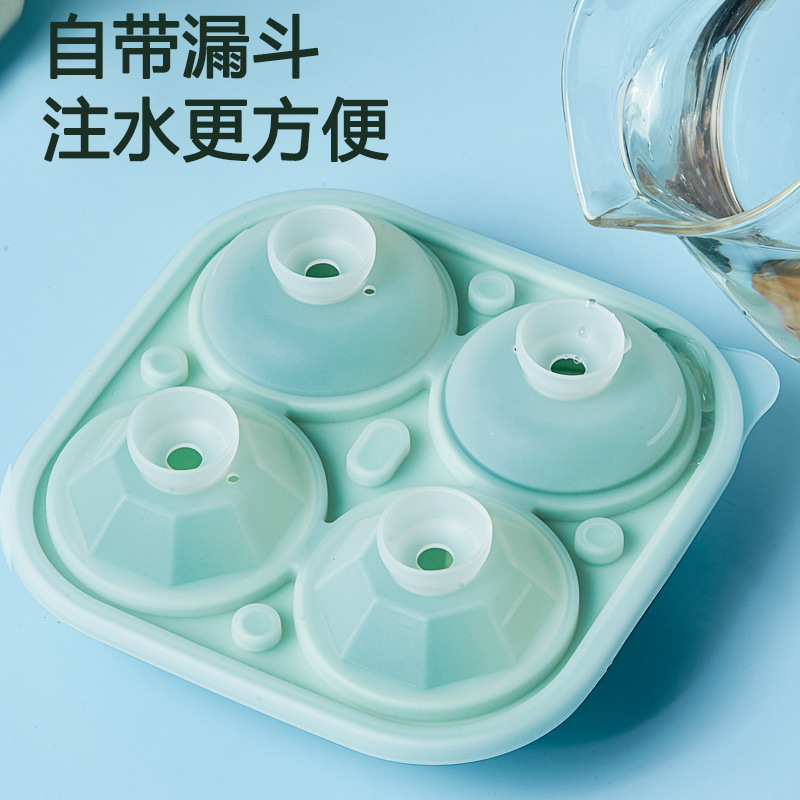 Picture of Rose Flower Ice Pot Mold Rose Diamond Combination Ice Pot Ice Pot Silicone Ice Pot Ice Pot Ice Box Ice Pot Mold
