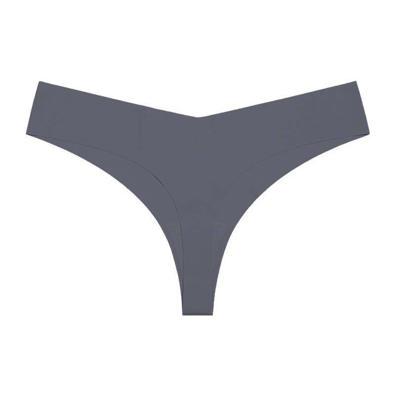 Picture of European and American Cross-border Pregnant Women's plus size Traceless Women's Underwear Class A Ice Silk Breathable Sports Low Waist Naked Briefs for Women