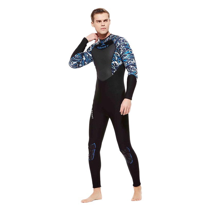 Shabbat diving suit 3MM one-piece swimsuit long sleeve warm surfing jellyfish suit sun protection couple diving suit autumn and winter