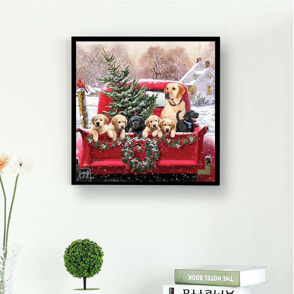 5D new Christmas Diamond painting living room point diamond cross stitch DIY living room diamond embroidery factory outlet