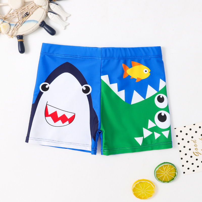 Picture of Cartoon boys swimsuit baby swimsuit good fabric boys small and medium-sized children swimming trunks a generation of children's swimming trunks
