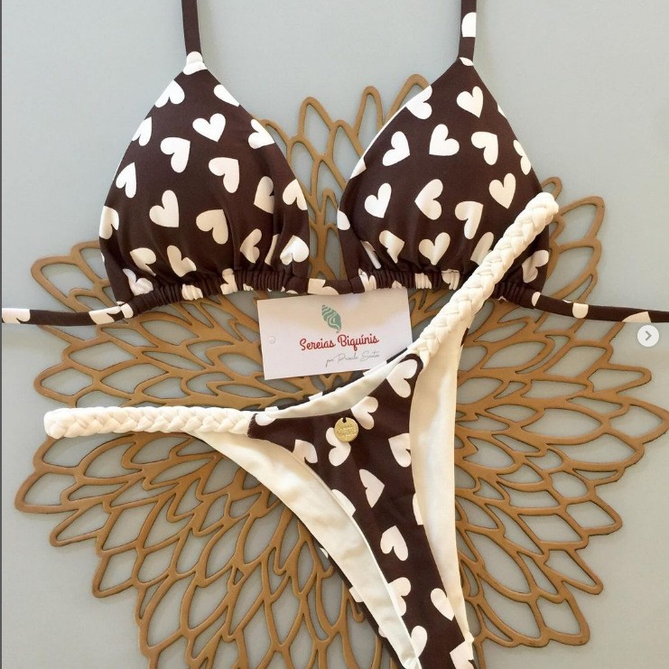 European and American Swimwear Women's 2024 New Lace-up Neck Triangle Cup Beach Sexy Swimsuit Amazon Spa Bikini