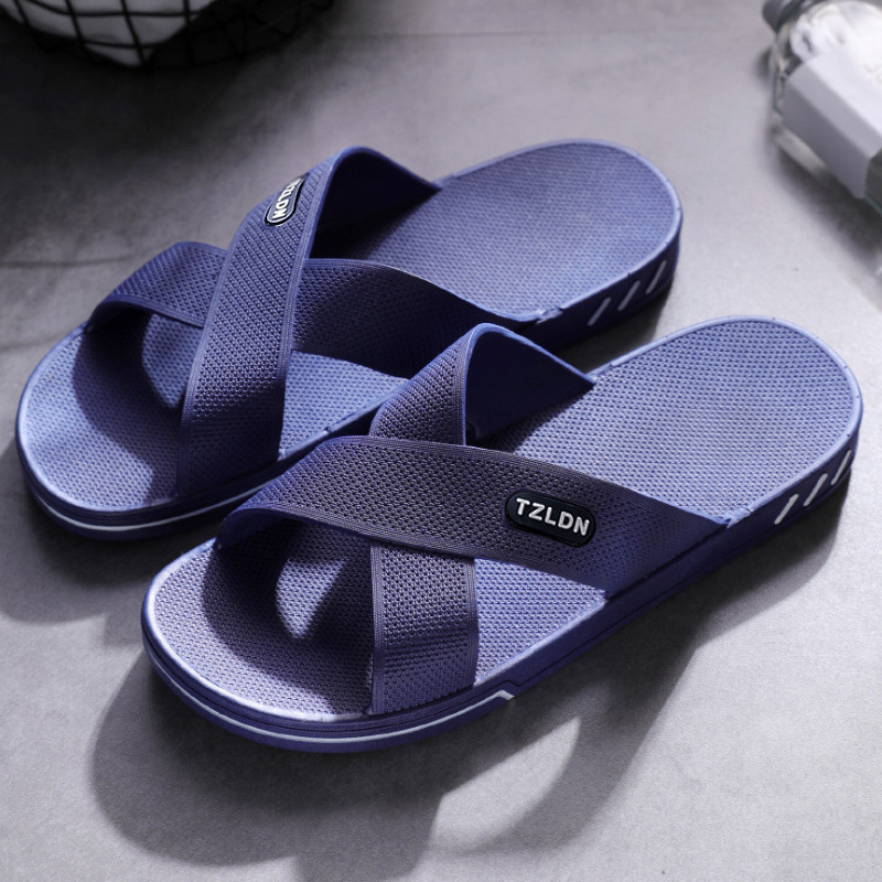 Picture of Lidani Middle-aged and Elderly Non-slip Slippers Men's Summer Indoor Home Bathroom Bath 48 plus size Sandals Women