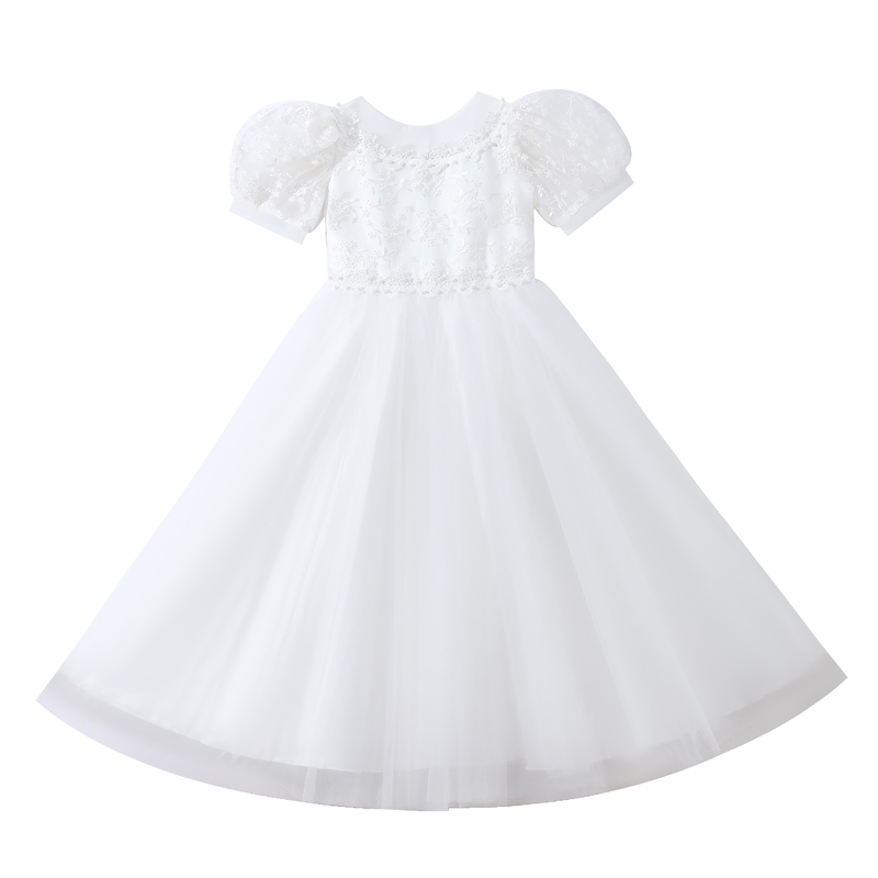 Picture of European and American Kidsren's Princess Dress Classy Dress New Flower Girl Tutu Skirt Wedding Dress Little Princess Host Piano Performance