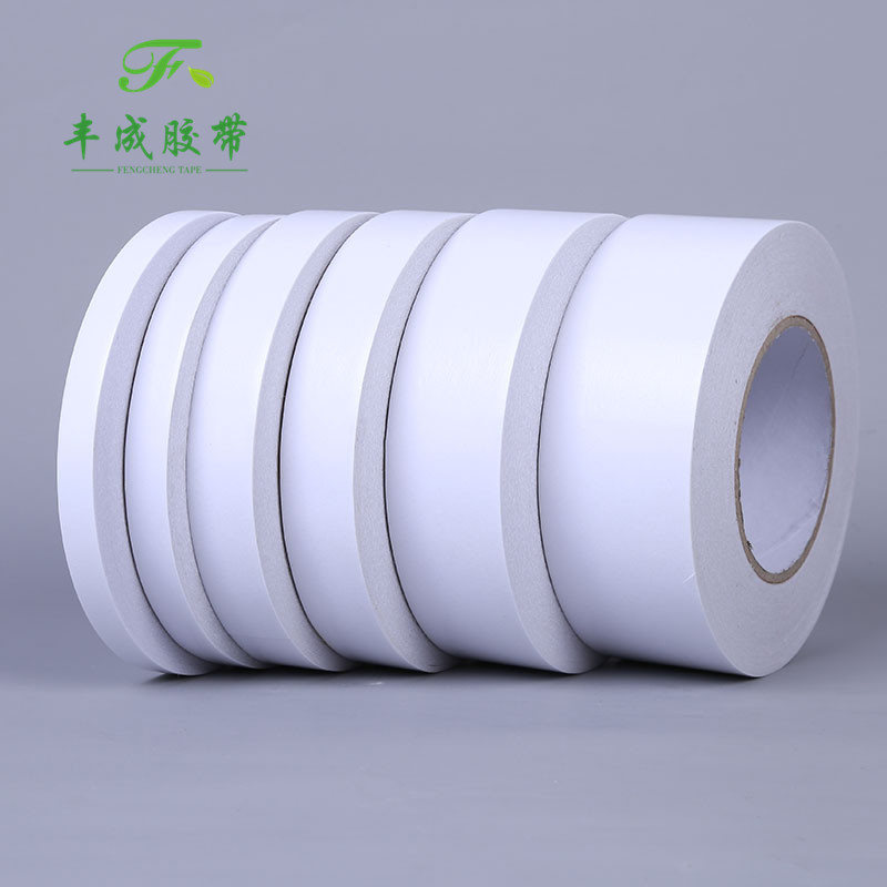 Long-Lasting and Stable Tissue Paper Oil Glue High-Temperature Resistant Double-Sided Tape for Crafts White Oil-Based Double-Sided Tape Manufacturer Wholesale