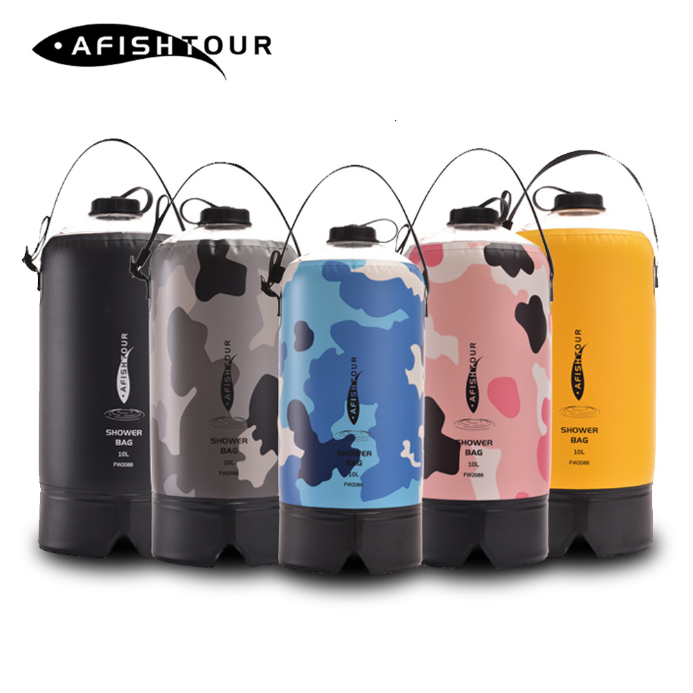 Picture of camping supplies water bag outdoor bath bag camping water storage bag cross border pvc portable solar shower bag