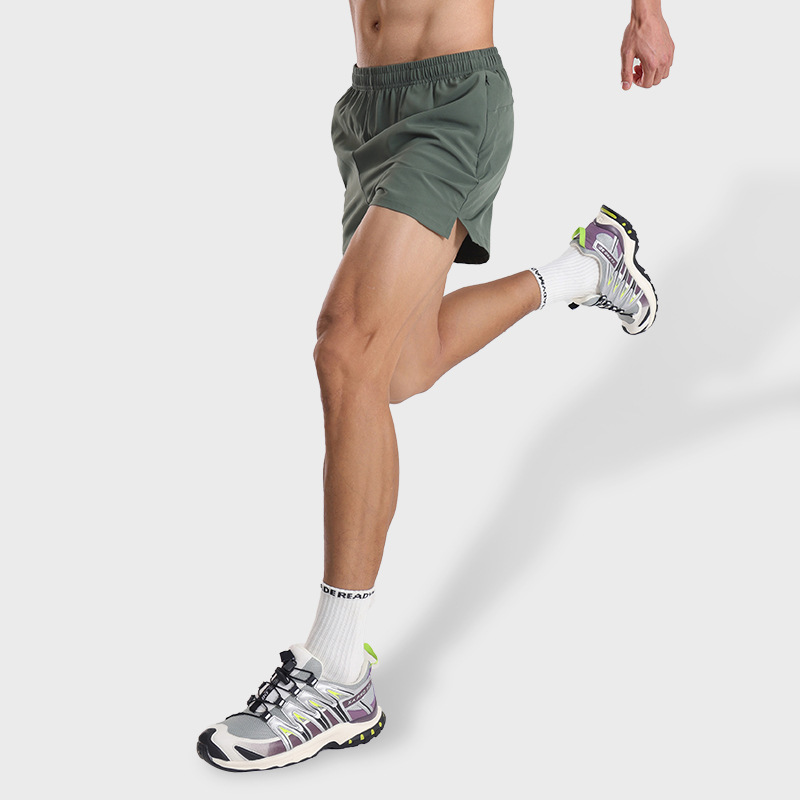 Picture of lulu quick-drying running shorts training marathon sports shorts men's breathable fitness casual three-point basketball pants