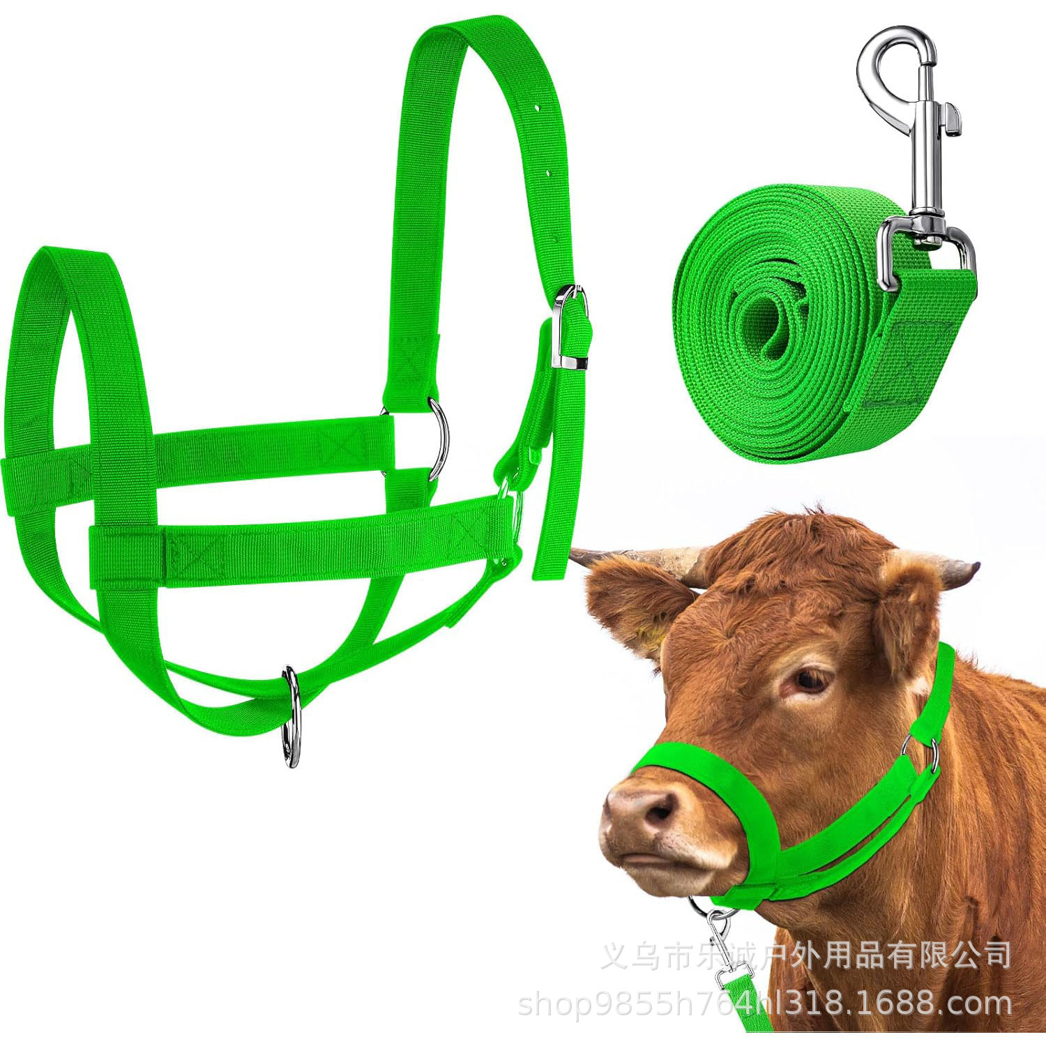 Picture of Equestrian Supplies Adjustable Cow and Horse Harness Cow and Horse Sling Traction Rope Amazon Cross-Border Dropshipping