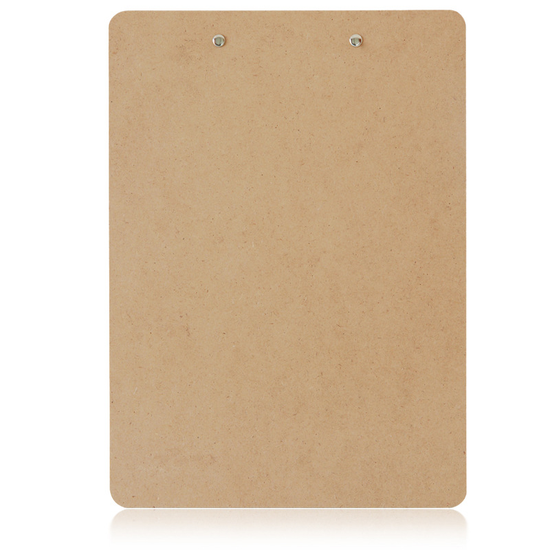 Picture of Deli 9226A4 wood board clip writing board clip reading rack student warehouse pad menu clip meeting folder