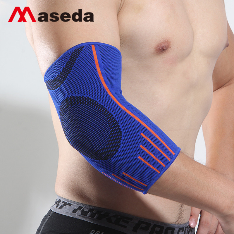 Picture of Maxi Cross-border Sports Goods Factory Nylon Elastic Knitted Elbow Pad Sports Fitness