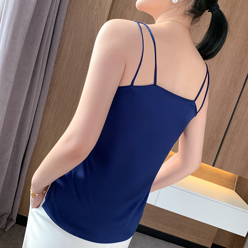 Picture of Cross-Border 2025 Summer New Plus-Size Women's Clothing White Base Layer Outerwear Inner Wear Women's Top Camisole