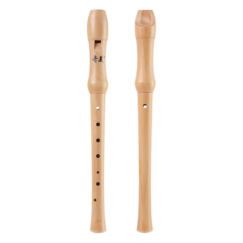 Qimei treble 8-hole wooden clarinet German/British C- key student 8-hole clarinet beginner to play classroom musical instruments