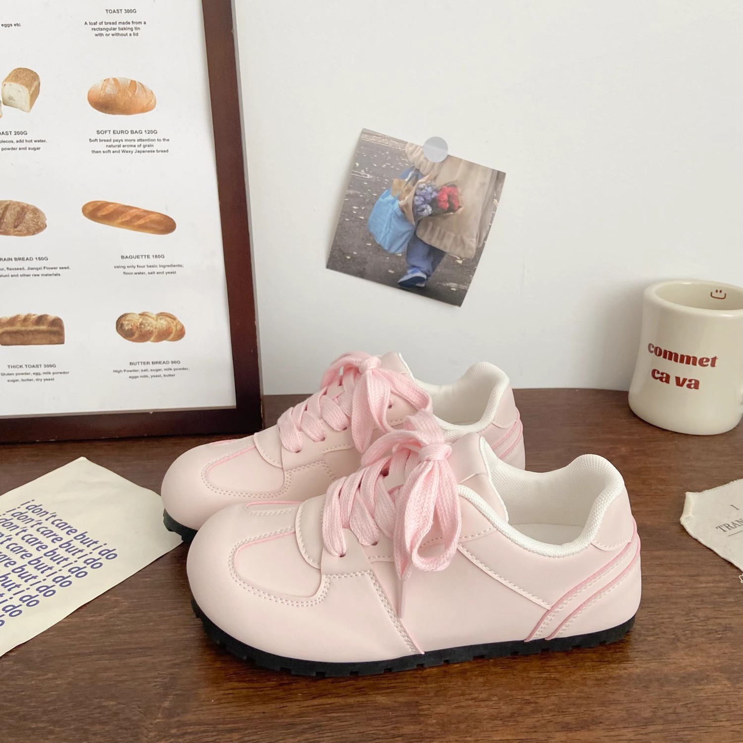 Flat Casual White Shoes for Women 2025 Autum New Fashion Versatile Niche Korean Style Round Toe Forrest Training Shoes