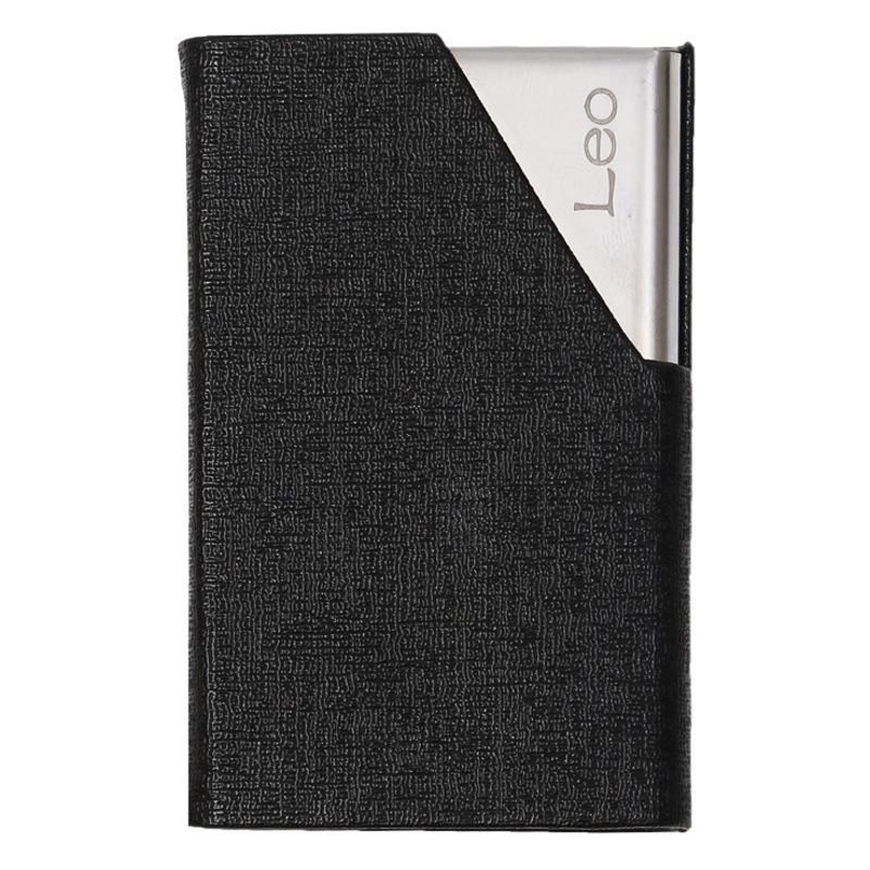 Creative gift stainless steel business card case aluminum alloy business card holder exhibition gift card case business card holder custom LOGO