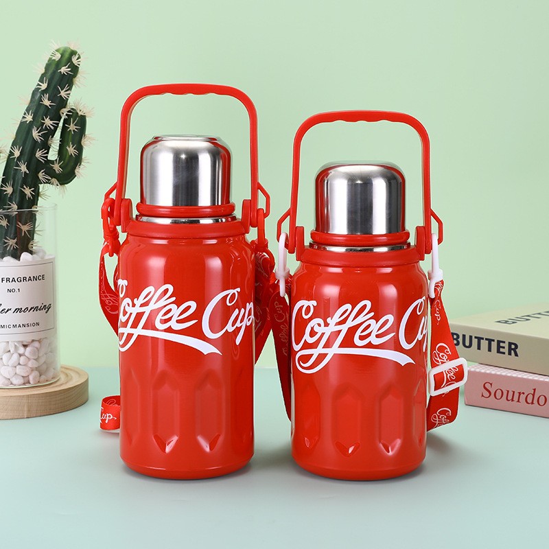 Picture of Large Capacity Thermos Cup Coke Same 316 Stainless Steel Kettle High Color Value Outdoor Portable Sports Water Cup for Men and Women