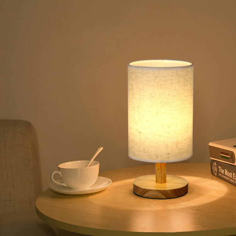 Picture of creative handmade diy dried flower embossed table lamp night light bedroom bedside lamp hotel bed and breakfast lamp