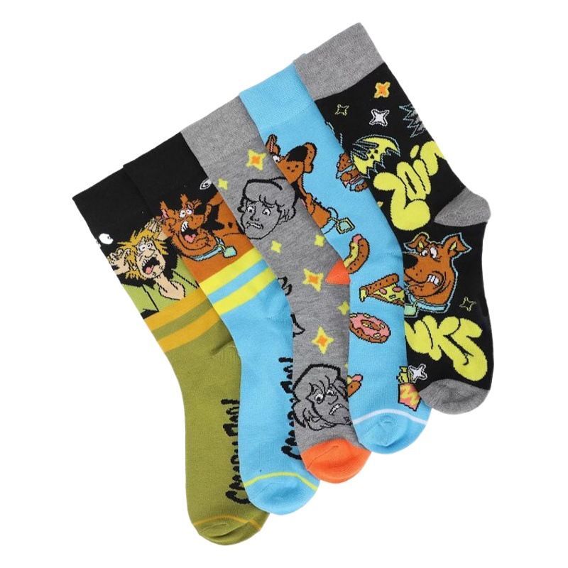 Socks men's cotton four seasons animation tube tide socks men's socks dogs Europe and America Amazon ins female foreign trade manufacturers wholesale socks