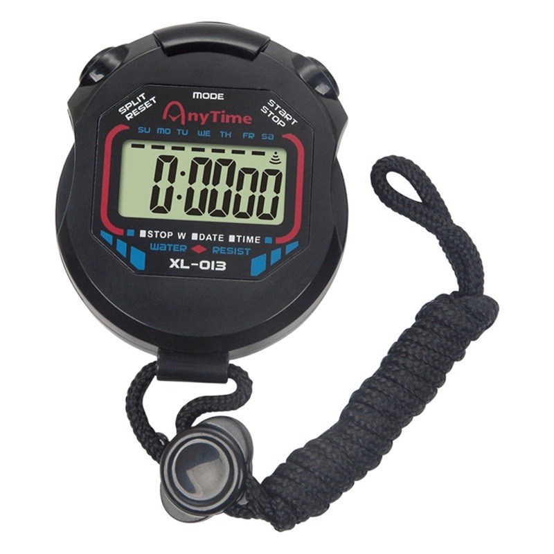 Stopwatch Timer Digital Stopwatch Two Running Watch Referee Sports Fitness Equipment Digital Watch Waterproof Computer 013