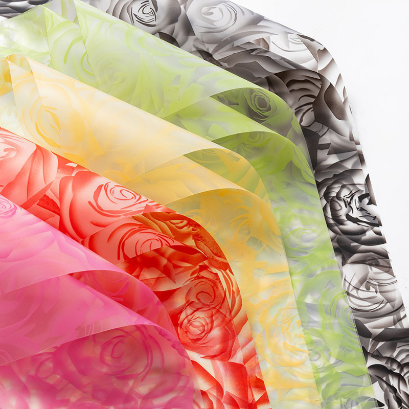 Rose Beauty Flower Wrapping Paper Waterproof Internet Celebrity Bouquet Wrapping Paper Korean Plain Paper Bouquet Wrapping Paper Manufacturer Wholesale