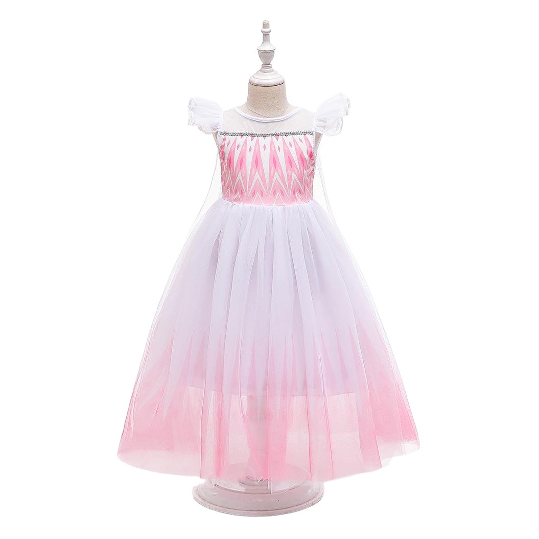 Frozen same style children's role play Cosplay performance suit party dress wedding dress pettiskirt