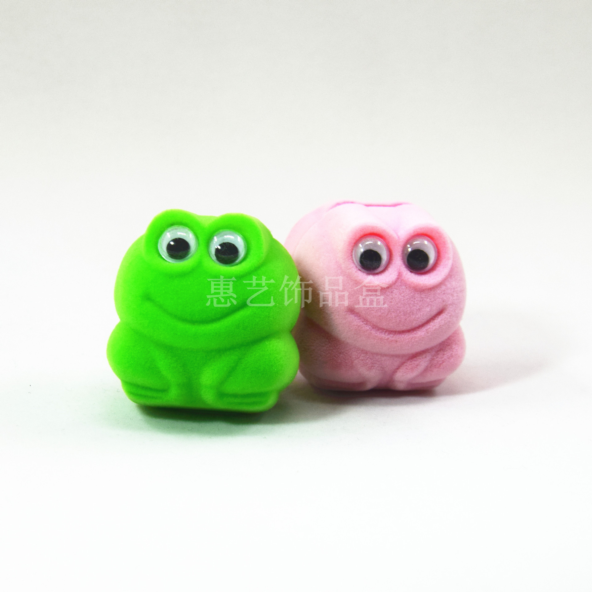 Huiyi Spot Frog Jewelry Box Earrings Jewelry Box Cartoon Cute Animal Ring Box